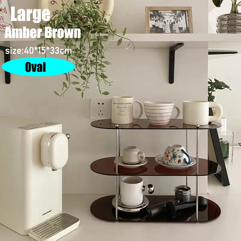 Acrylic Desktop Storage Display Rack