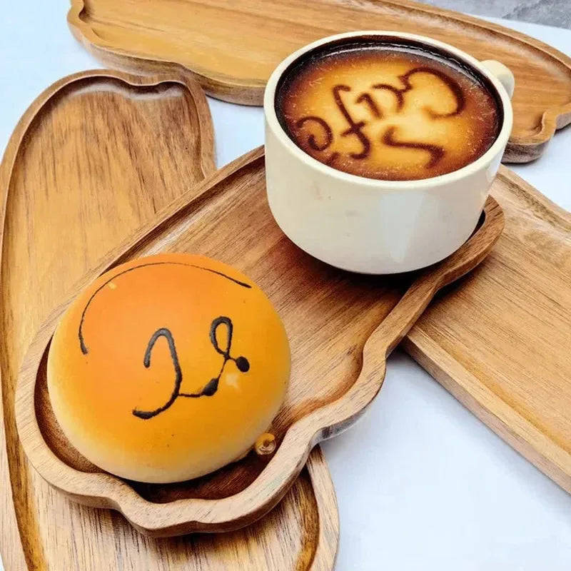 Japanese Acacia Wood Serving Tray