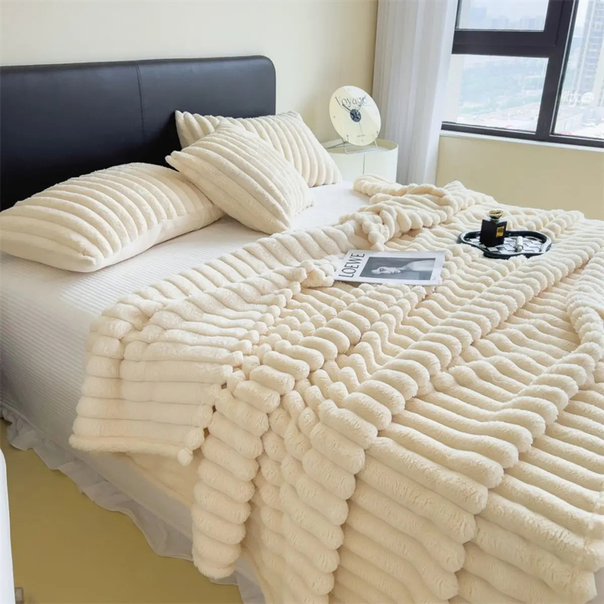 Striped Multipurpose Throw Blanket
