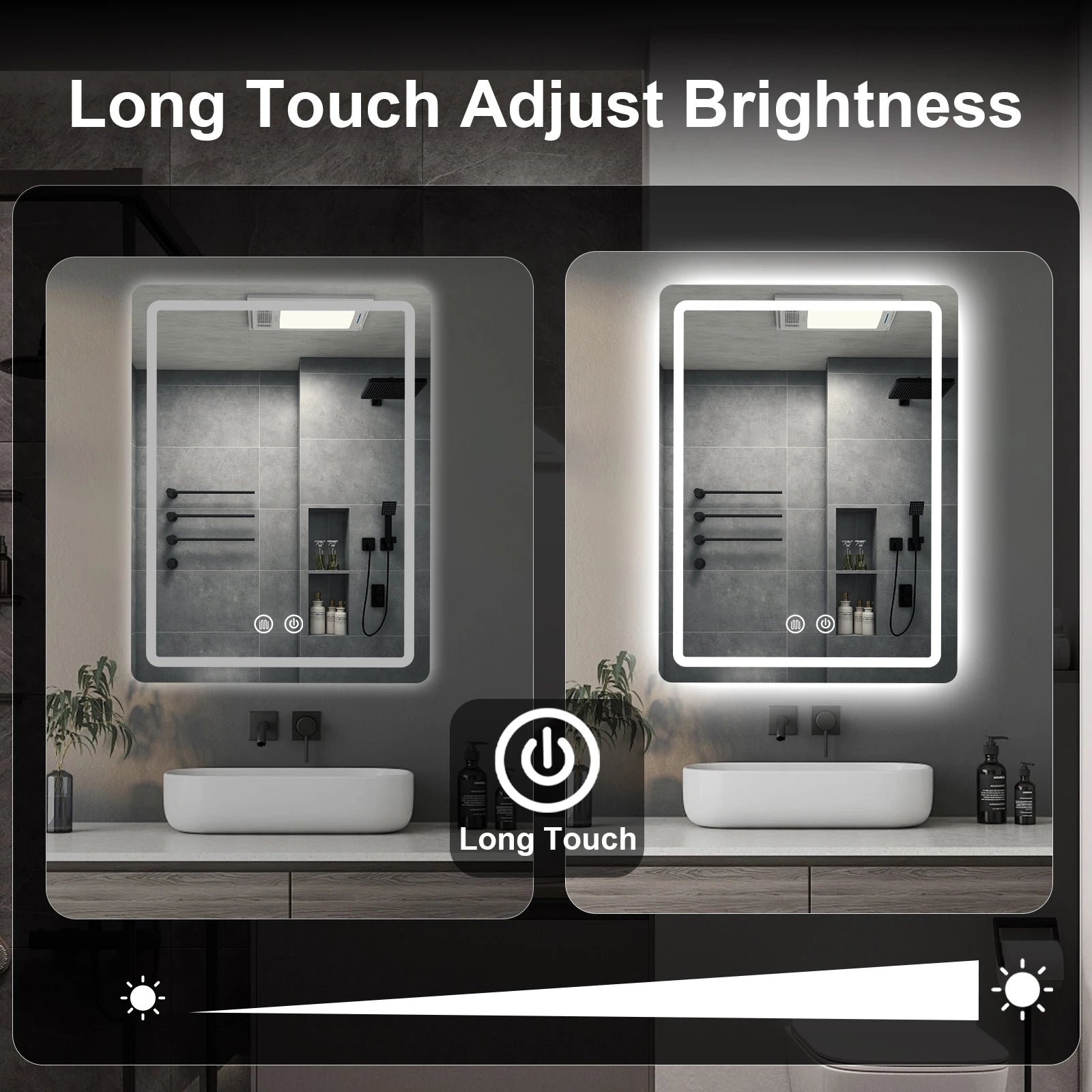 20x28 LED Bathroom Vanity Mirror