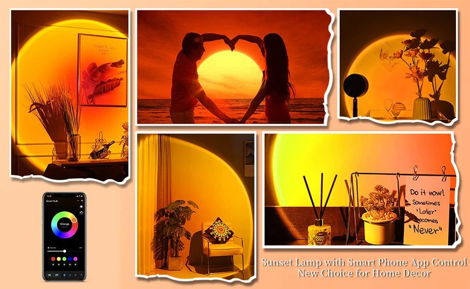 Tuya USB Sunset Projector