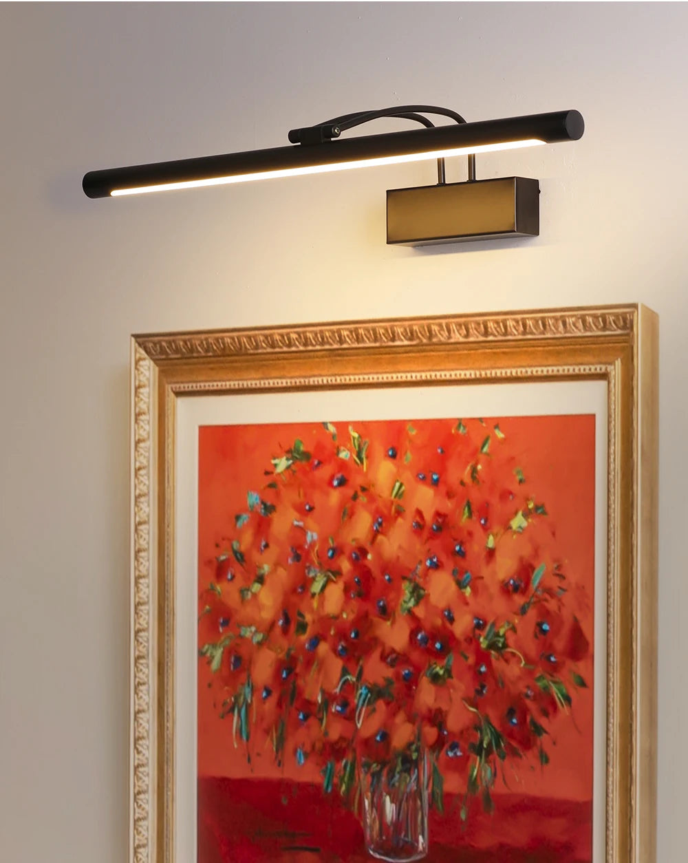 Led Bathroom Wall Light Black Copper AC85-265V Interior Wall Lamp