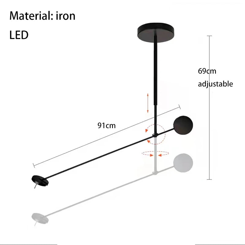 Long Arm Swing Wall Lamp