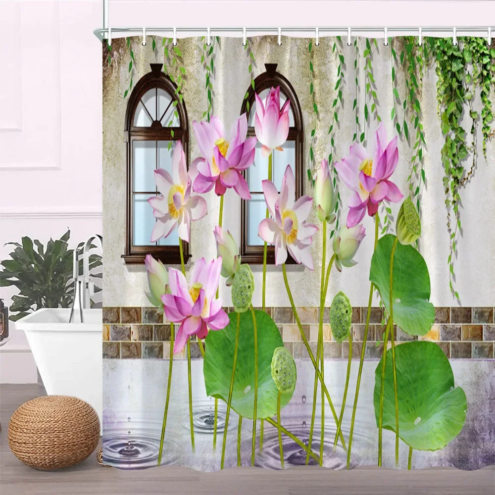 Japanese Sakura Shower Curtain