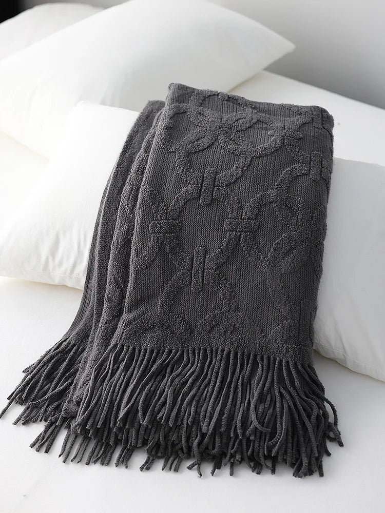 Knit Bed Runner Throw