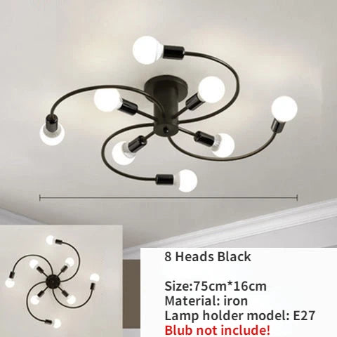 Modern Iron Ceiling Chandelier