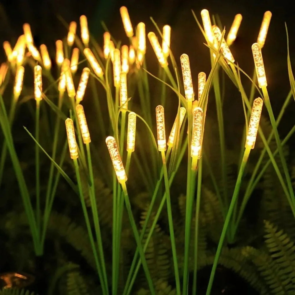 Solar Reed Bubble Stick Stake Lights Waterproof IP54 LED Garden Lights for Outdoor Patio Yard Pathway Wedding Decor