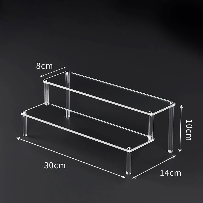 Tiered Acrylic Display Riser Shelf