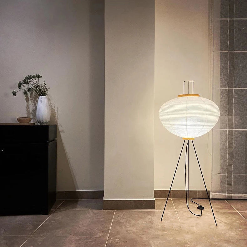 Japanese Xuan Paper Floor Lamp