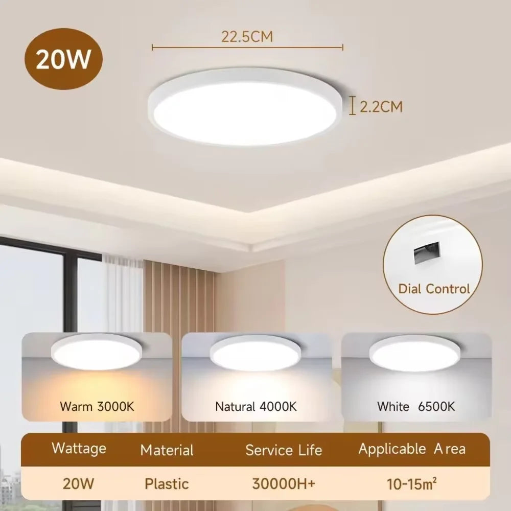 Slim Panel Modern Ceiling Chandelier
