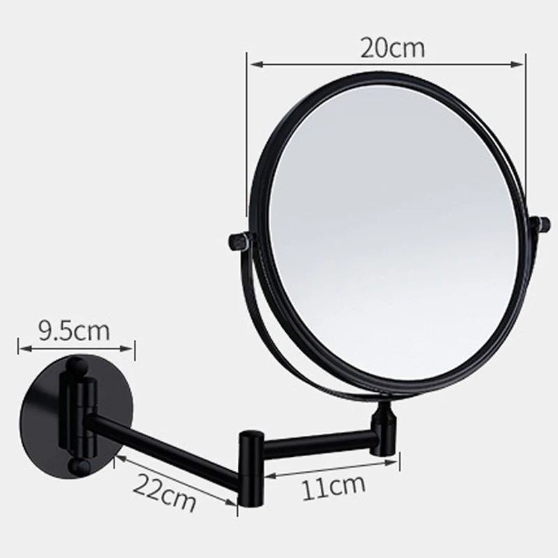 Folding Double-Sided Vanity Mirror