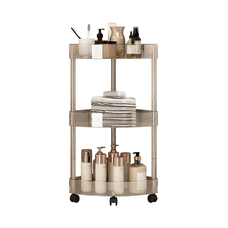 Clear Multi Tier Bathroom Rack