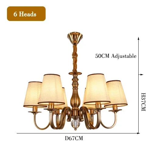 Classic Multi Arm LED Chandelier