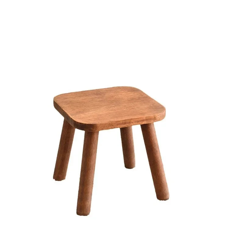 Stackable Solid Wood Stool