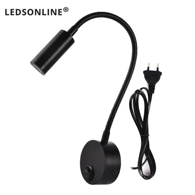 Bedside Working Study Reading Lamp Wall lamp sconces 3W LED Book Lamp