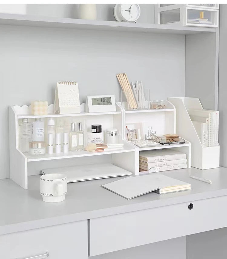 Two Layer Desktop Organizer Shelf