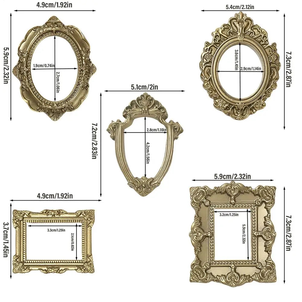 Miniature Frame Set of 5