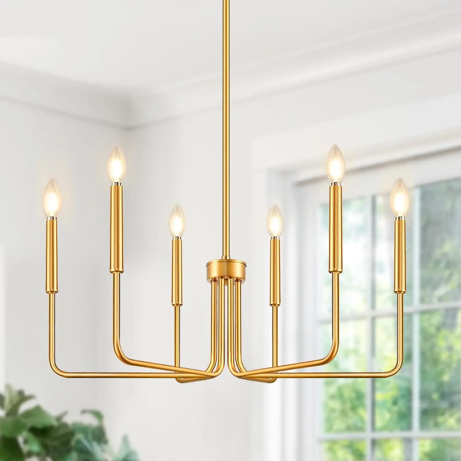Retro Loft Candle Chandeliers Light Simple Iron Chandelier Pendant