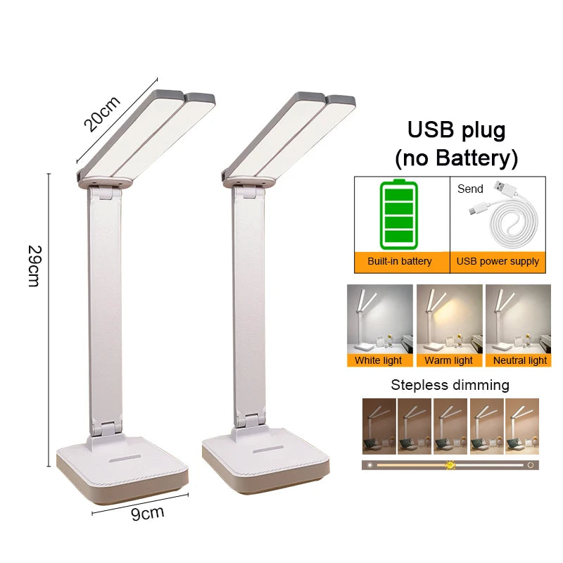 Dimmable Touch USB Desk Lamp