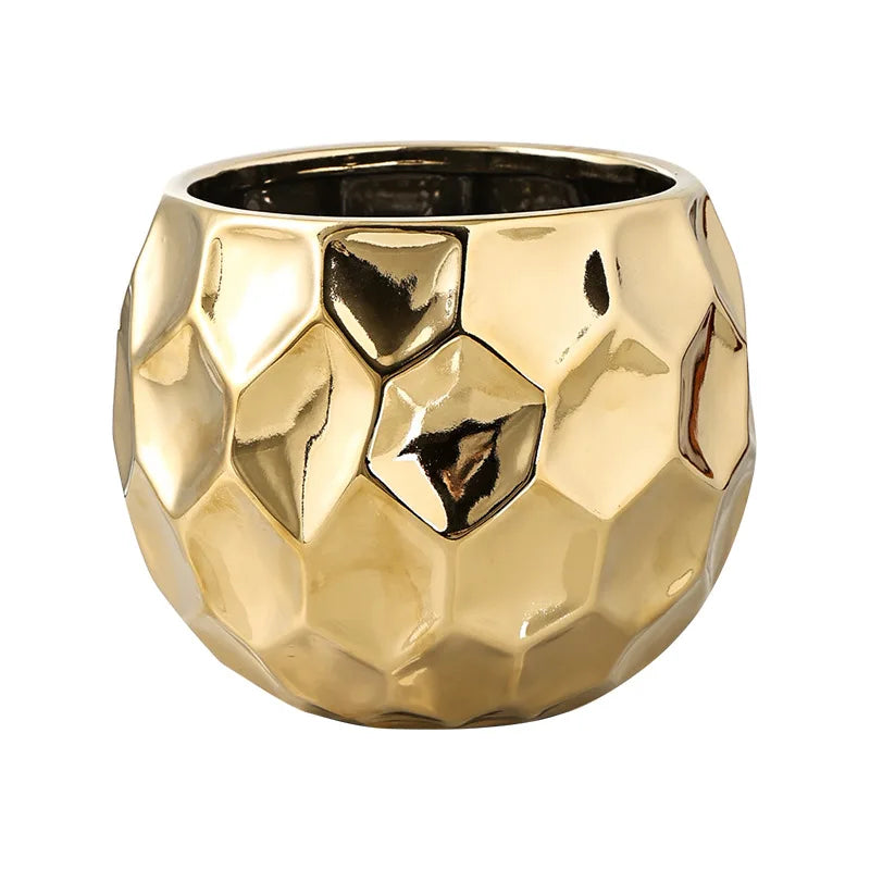 Nordic Geometric Ceramic Planter
