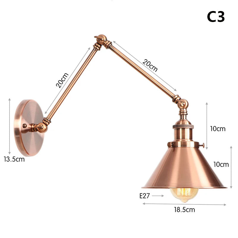 Minimalist Bedroom Wall Reading Lamp