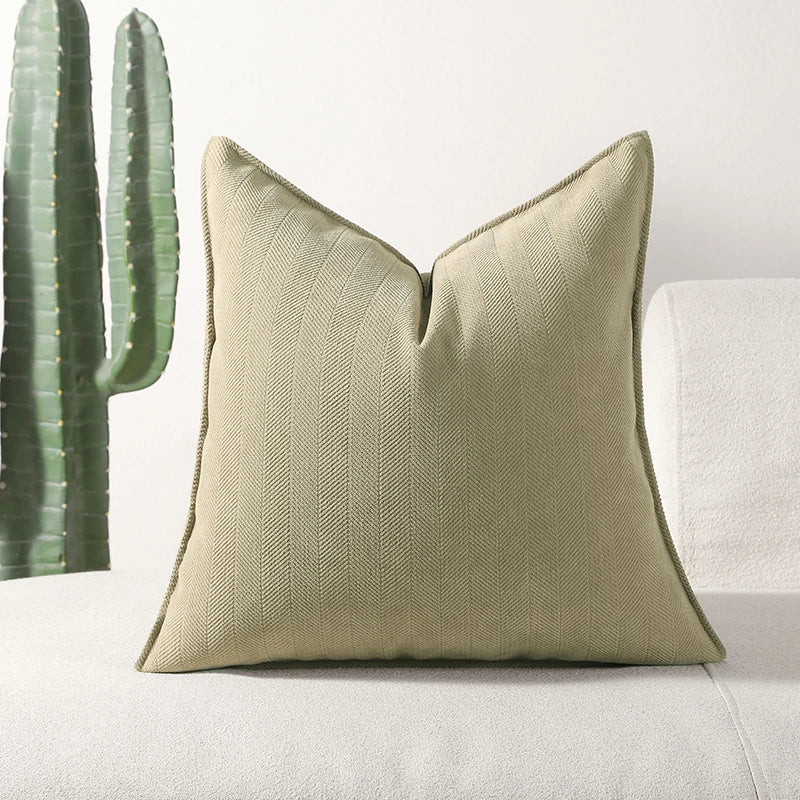 MACT Decorative Pillow Covers Soft Chenille Couch Throw Pillow