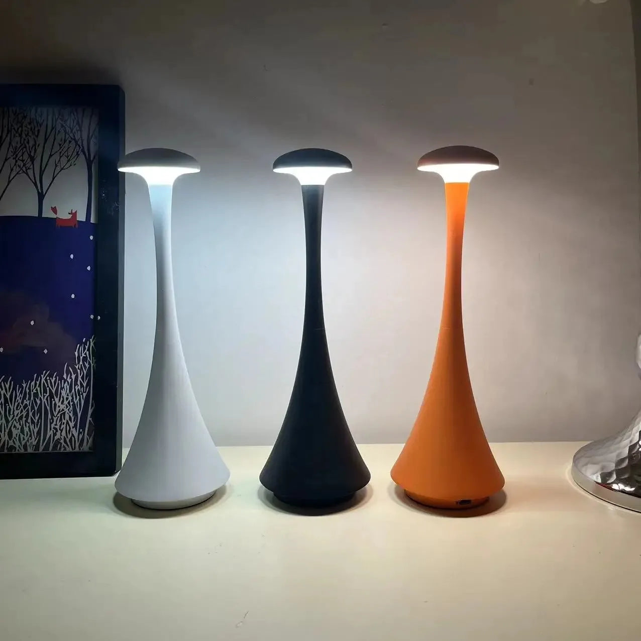 Slim Cordless Touch Table Lamp