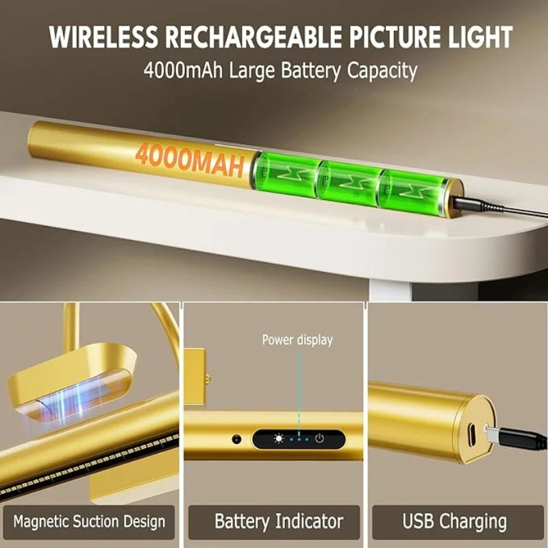 4000mAh Painting Picture Light Portrait With Remote