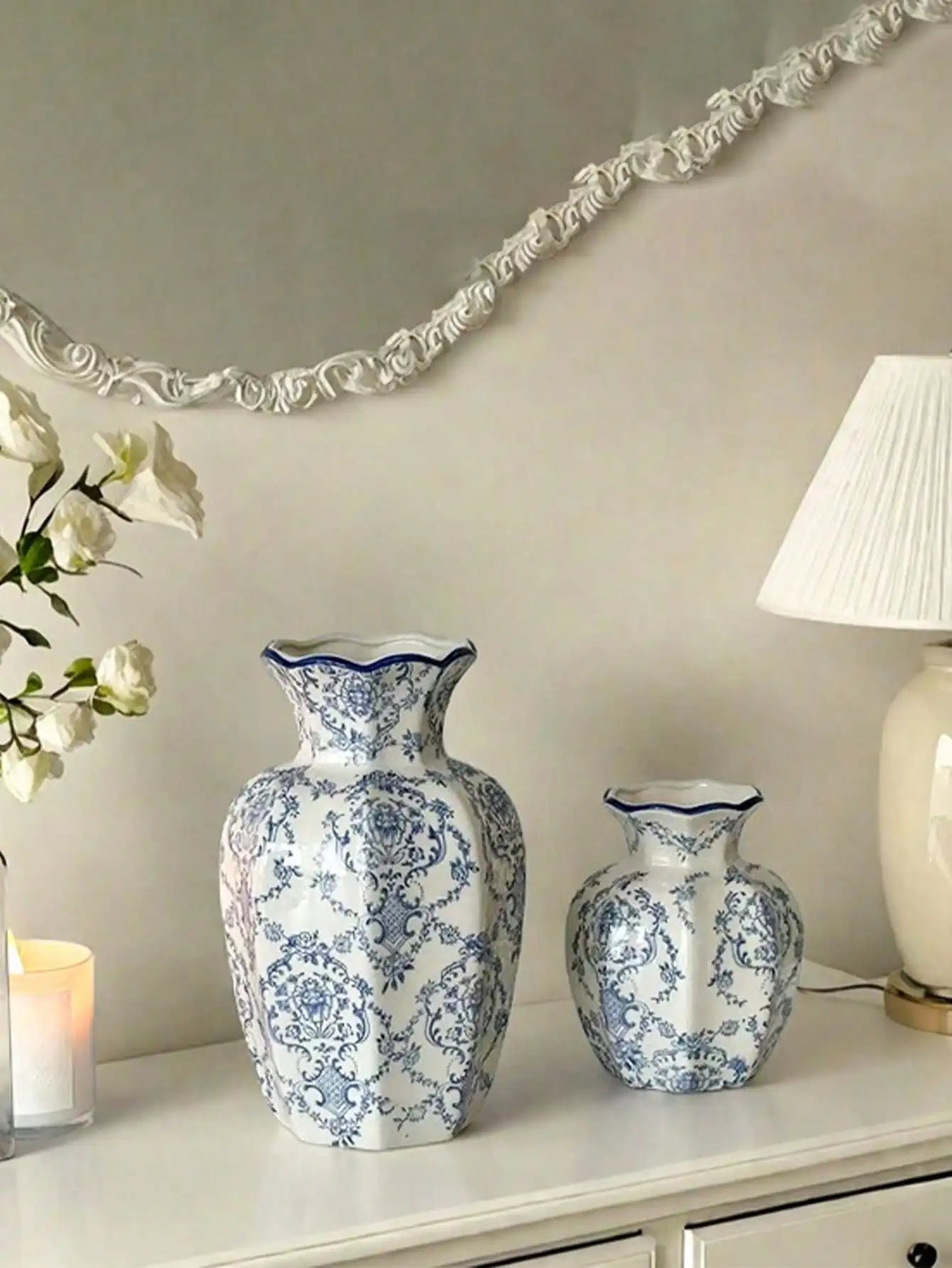 Chinese Blue and White Porcelain Vase