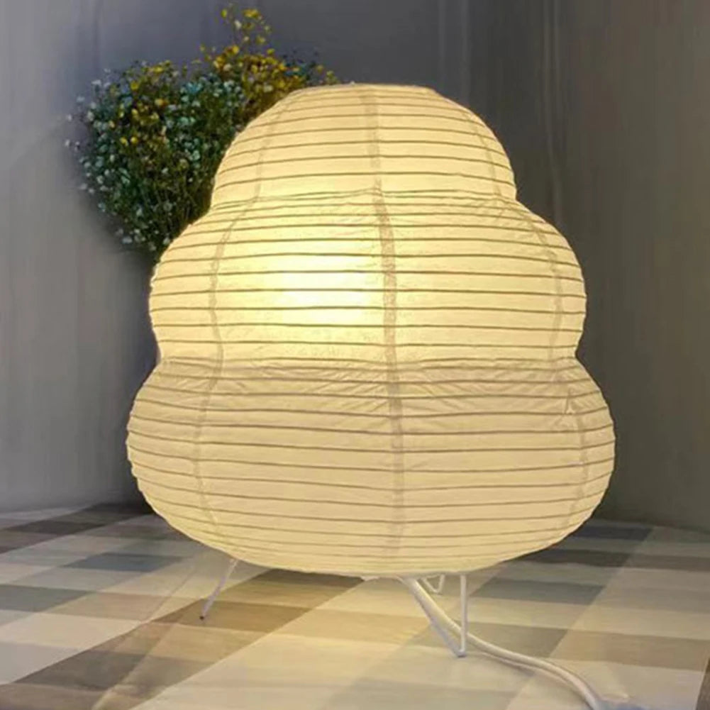 Rice Paper Bedside Lantern Lamp