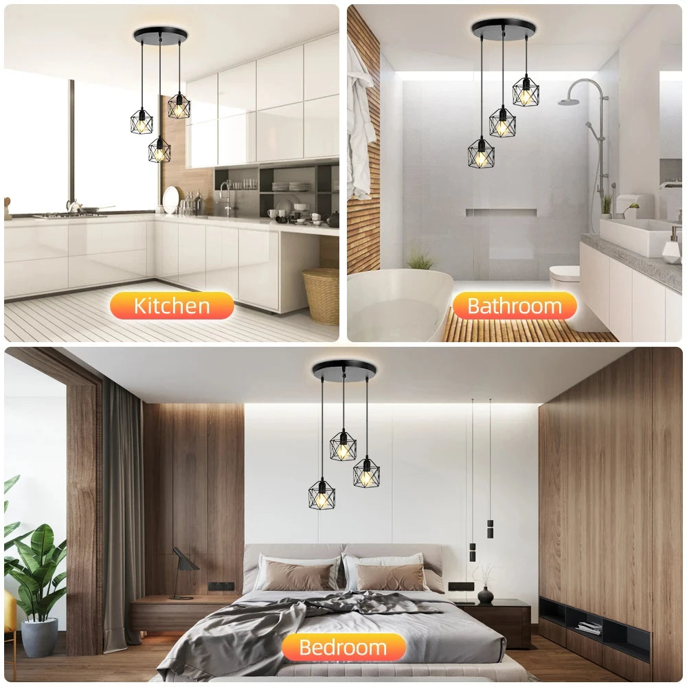 Vintage Nordic Hanging Chandelier