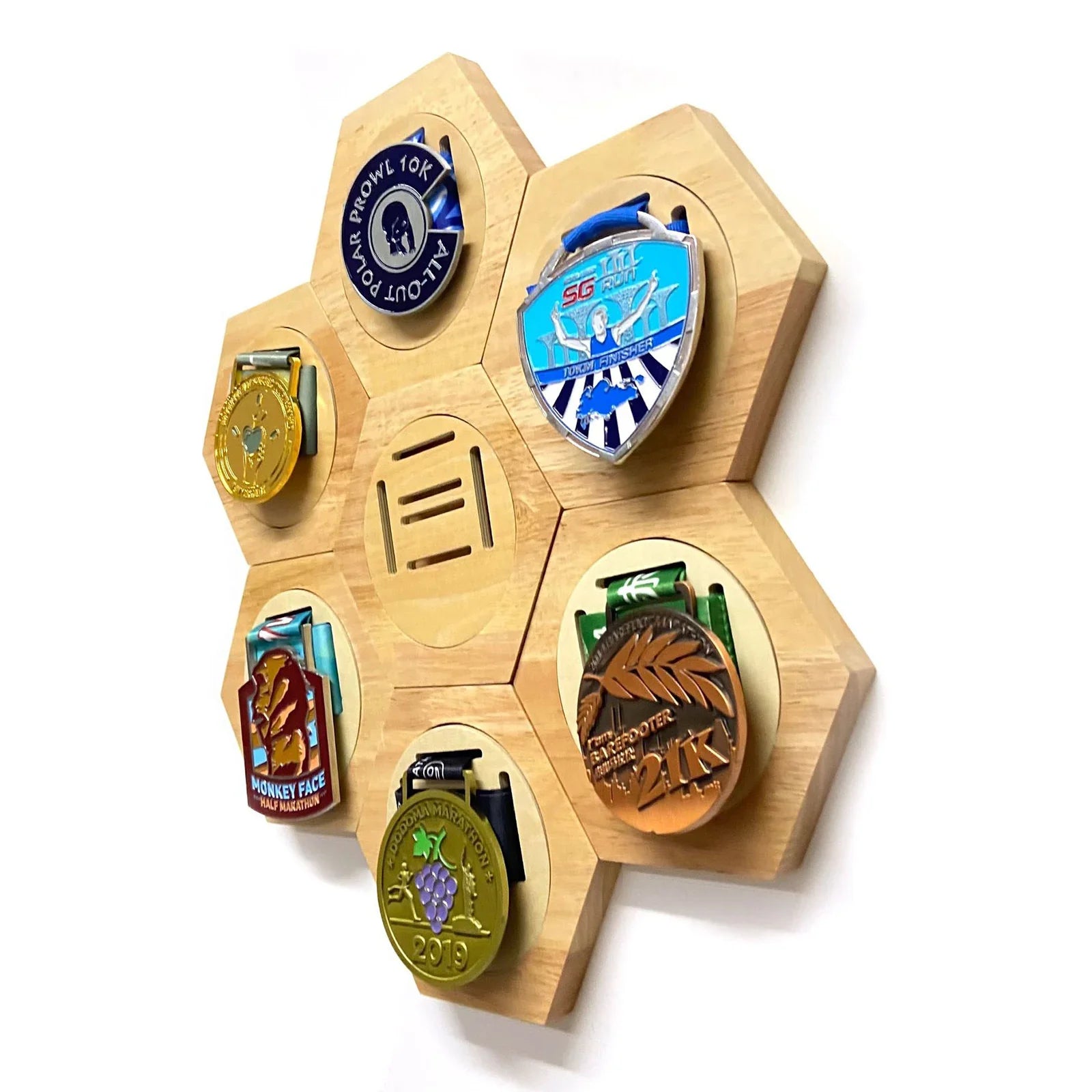 Hexagon Medal Display Rack