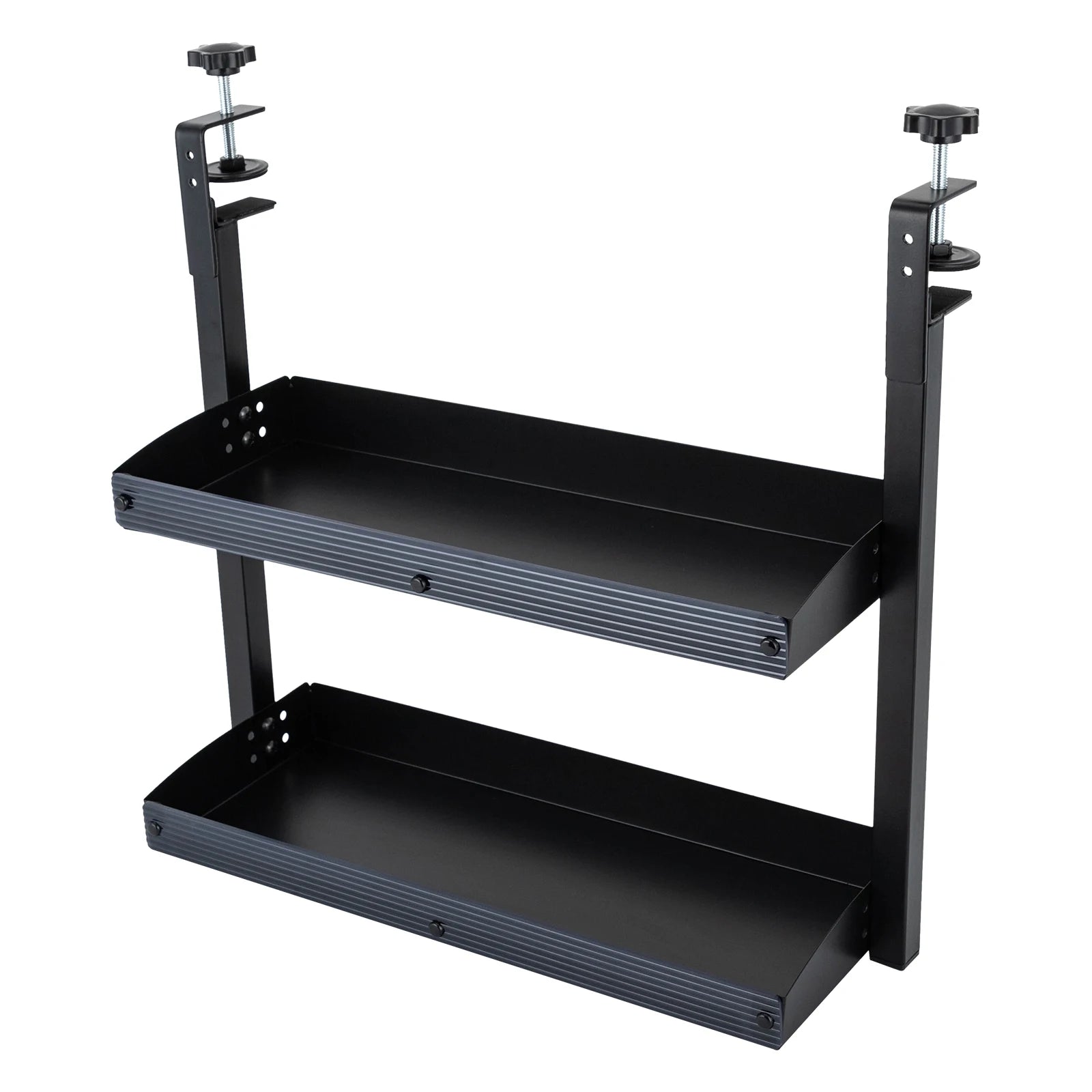 Two Tier Clamp On Desk Shelf