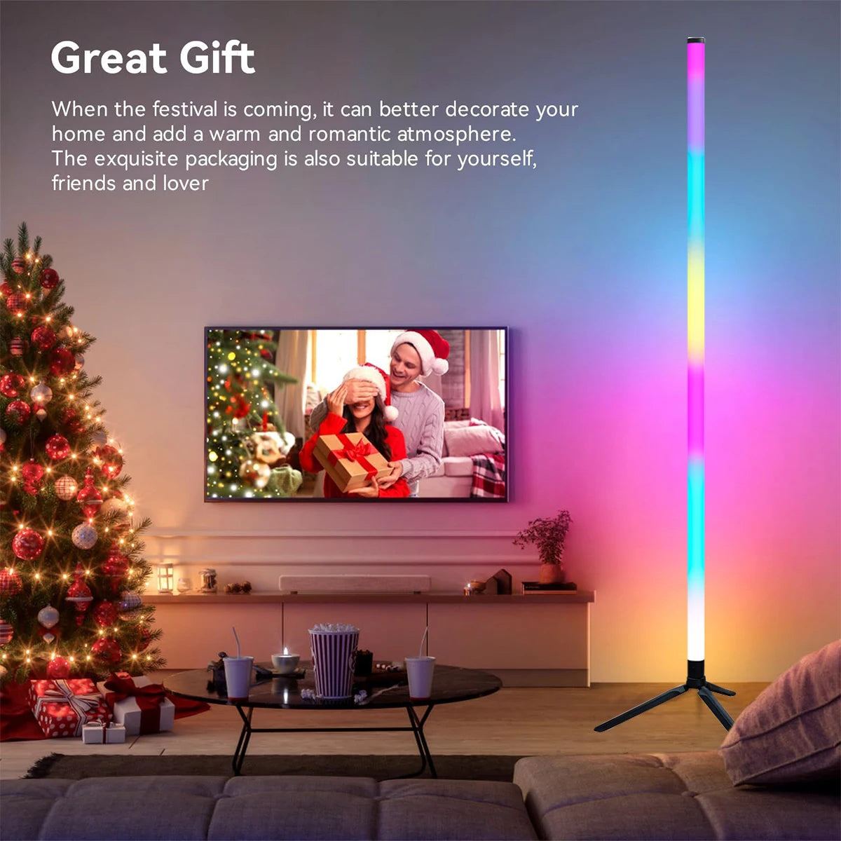 RGB Smart Plastic Floor Lamp