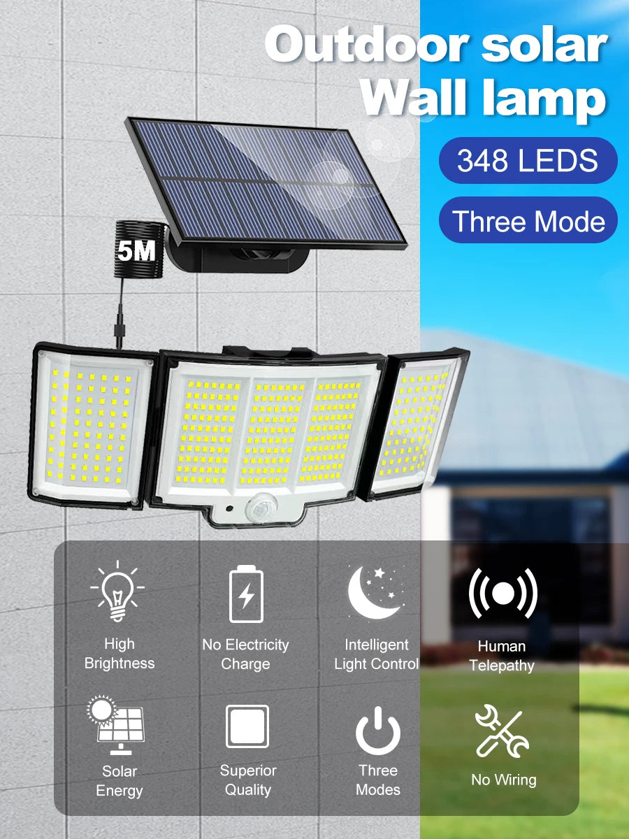 238 LED Solar Motion Sensor Light