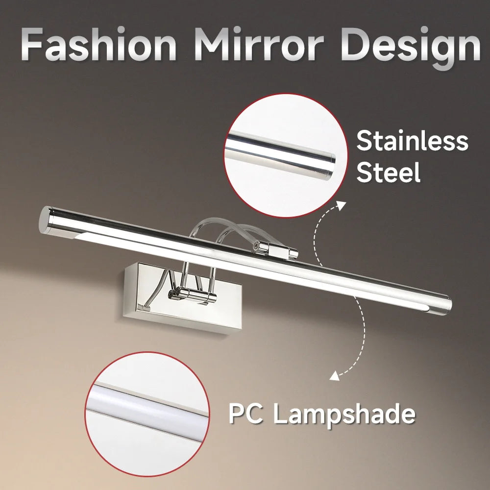 3 Color Mirror Vanity Lamp
