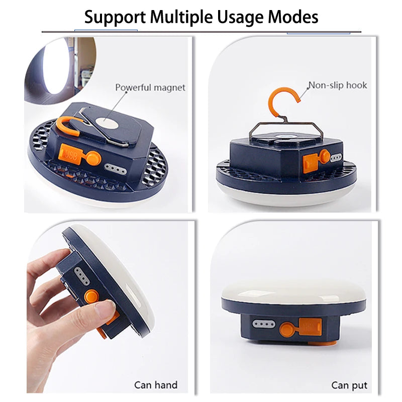 Tent Light Rechargeable Lantern Portable Emergency Night Market Light