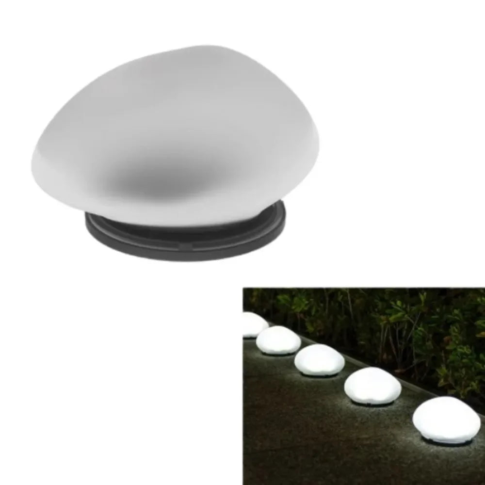 Solar Decorative Lamp Frosted Ground Lamp Outdoor Waterproof  Portable Energy Saving  Lantern Pebble Lawn Light Home Garden Lamp