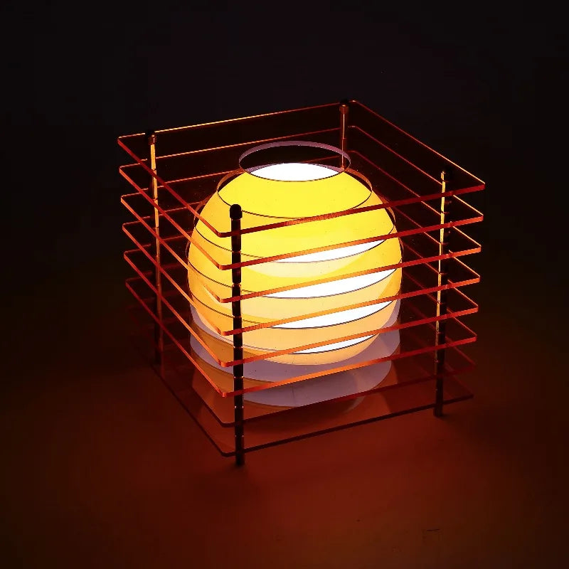 Acrylic Layered Moon Lamp