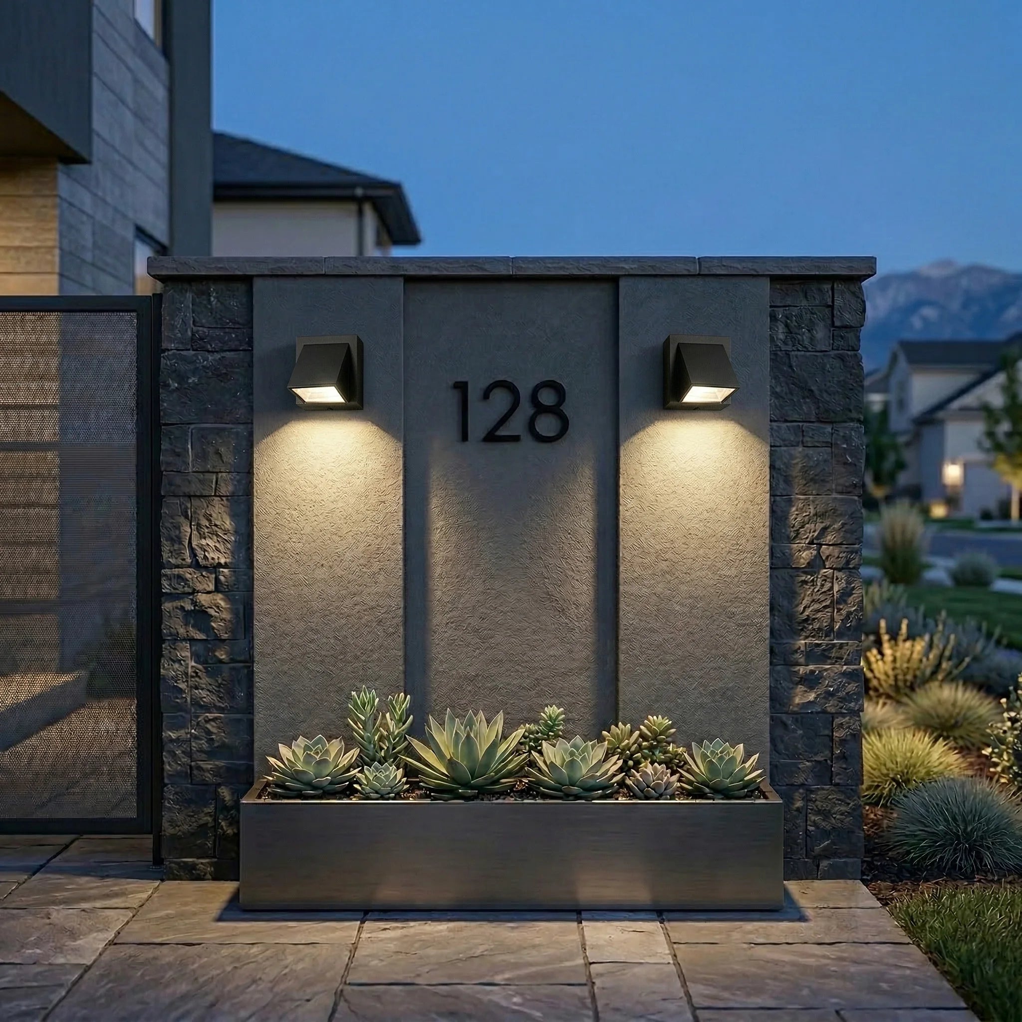 Modern Waterproof Outdoor Wall Sconce