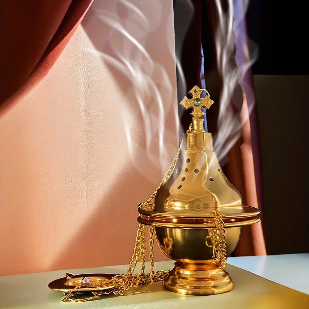 Hanging Metal Incense Burner for Meditation