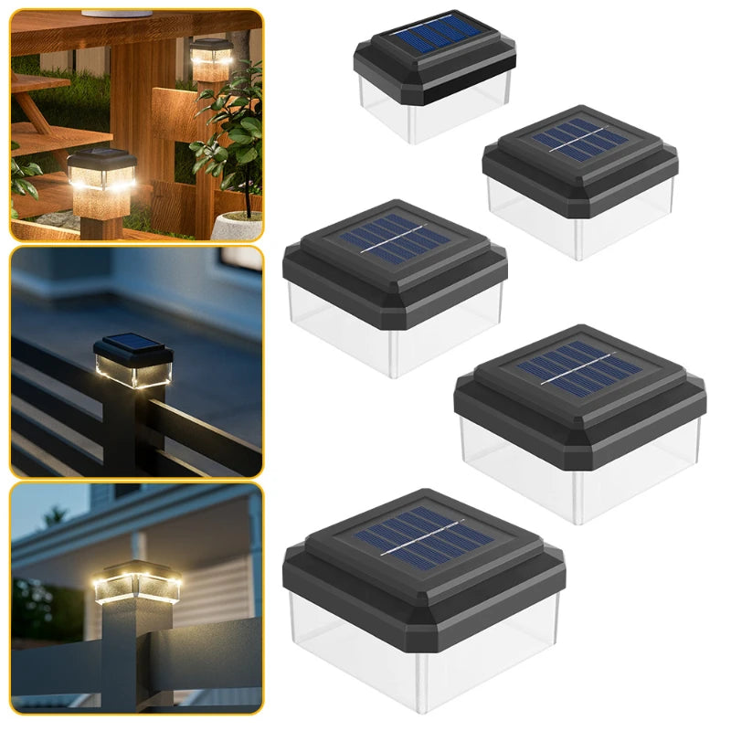 Waterproof Solar Post Cap Light