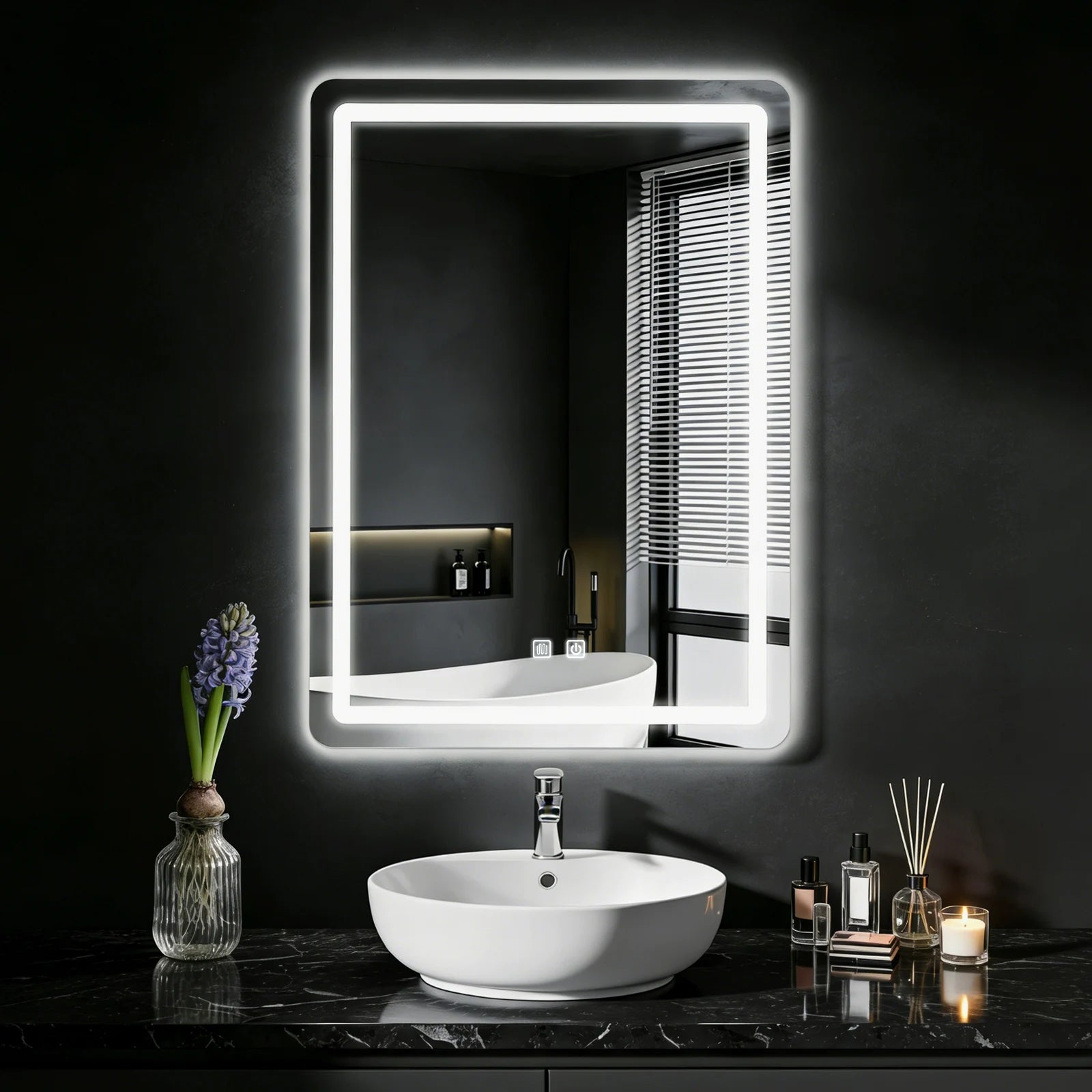 50x70 Backlit Bathroom Mirror