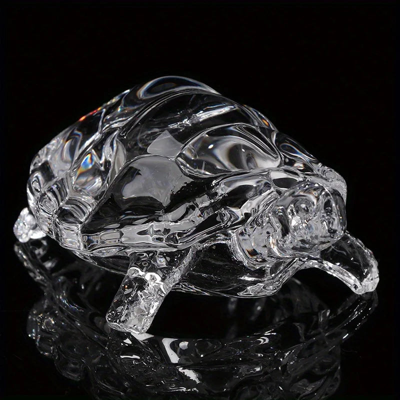 A Crystal Turtle Ornament, Mini Turtle Statue, Lucky Ornament