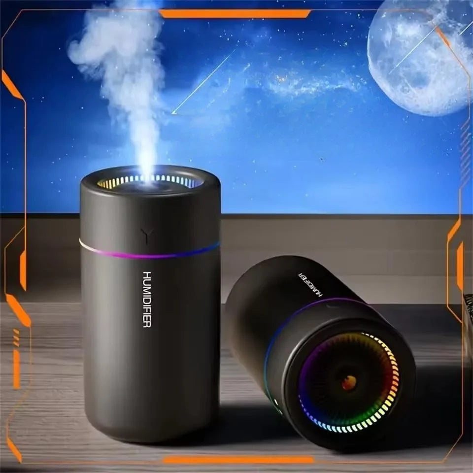 280ML Air Humidifier Large Fog Volume Colorful Atmosphere Light Silent