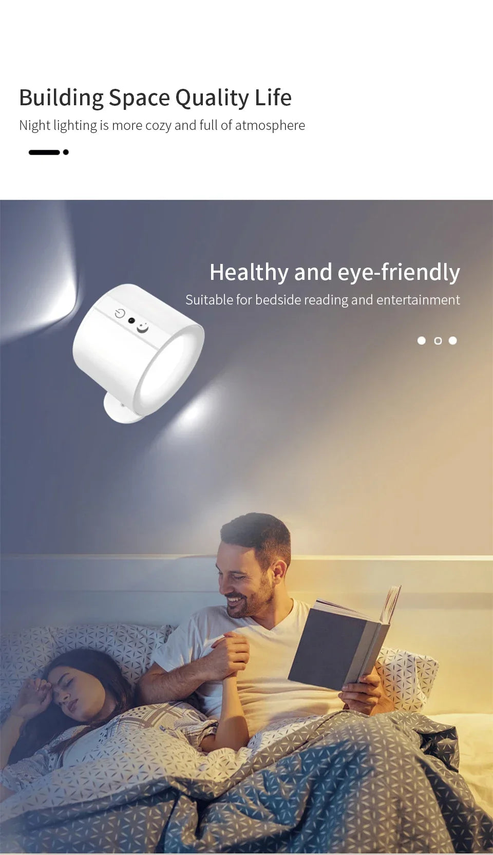 Mini Magnetic Dual Head Wall Light