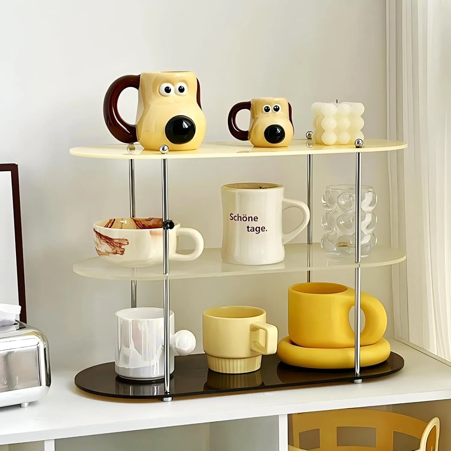 Acrylic Desktop Storage Display Rack