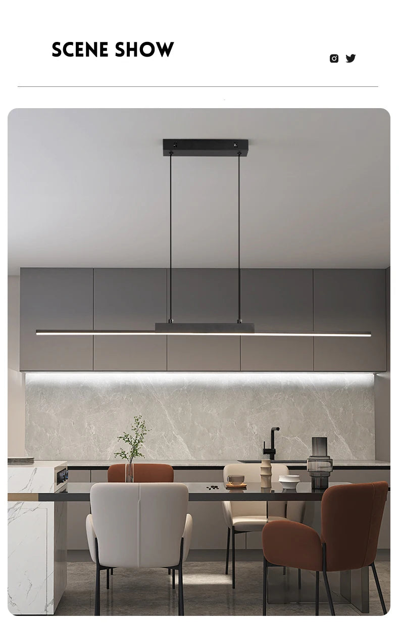 Modern Simple Dining Pendant Light