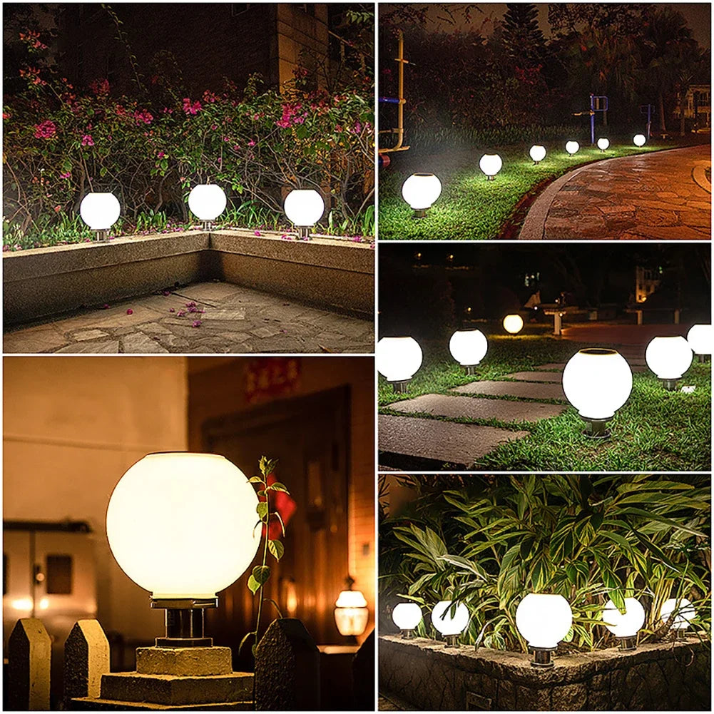 Solar Landscape Lighting Outdoor Fixtures Courtyard Garden Lawn Street