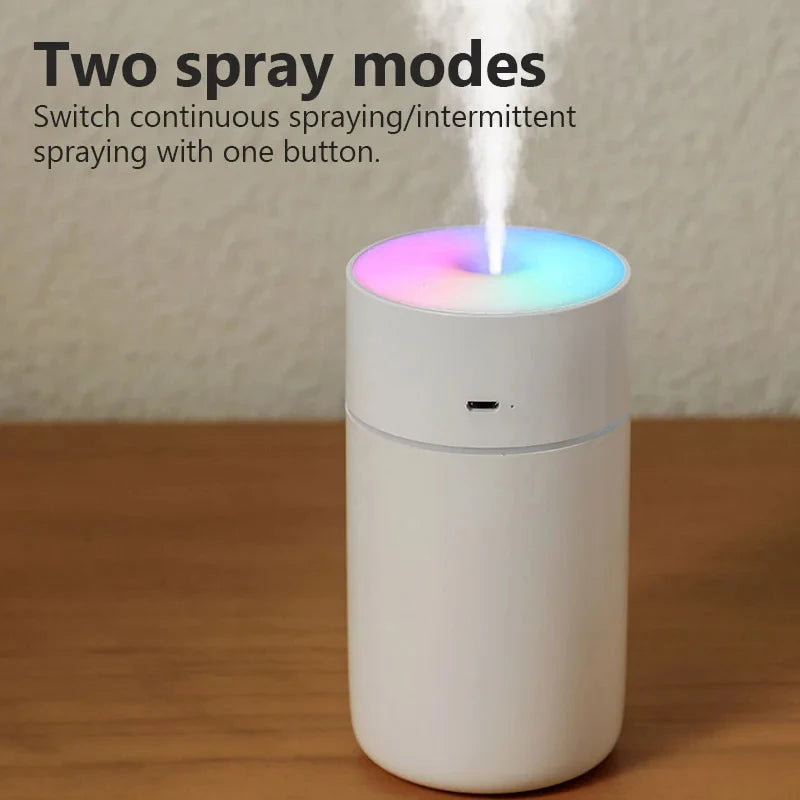 Colorful Portable Mini Air Humidifier USB Rechargeable Wireless